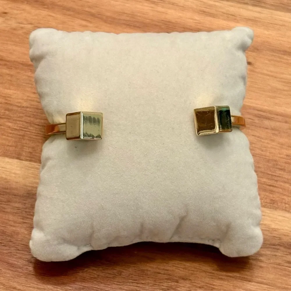 J.Crew | Mercantile Cube Cuff Bracelet | 2.25” Diameter